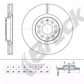 Тормозной диск BRECK купить
